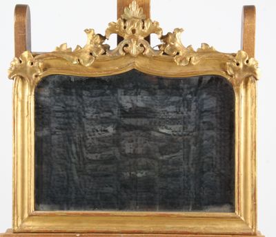 a gold frame with a blackboard in it