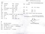an image of a close up of a document with a stamp on it