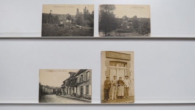 St-Quentin-la-Chabanne Lot de 4cpa dont le Café Redon (nombreux d...