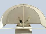 an image of a lamp that is on top of a table