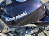 a motorcycle that is parked in the parking lot