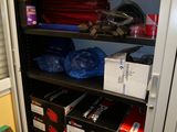 a closet with a lot of items in it
