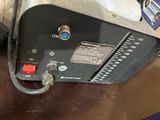 a close up of a machine on a table