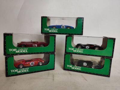 TOP MODEL Collection : Série de 5 miniatures automobiles en …