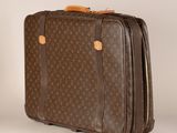 louis vuitton monogram canvas and leather suitcase