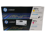 hp 201x toner cartridges for the color laser printers