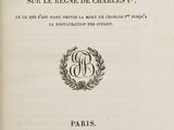 an old book with a black and white image of the title of a poem
