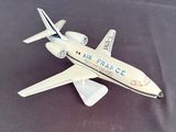 a small model of an air france plane on a table