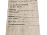 a piece of paper that has a list of items on it
