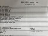 a picture of a sheet of paper with a list on it