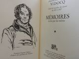 a book with a drawing of a man on it