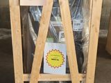 a picture of a wooden frame with a sign on it