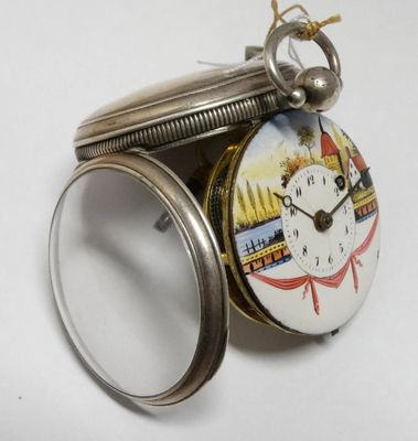 montre de poche mécanique Savonnette à double ouverture Squelette 4071.k.2c ma 48mm - Horlogerie