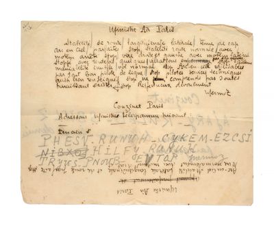 un gros plan d'un morceau de papier sur lequel on a écrit