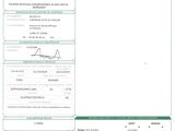 a close up of a document with a picture of a person on it