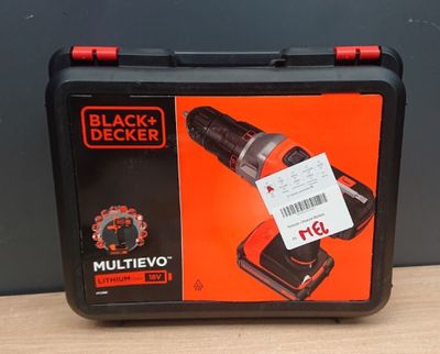 Perceuse sans fil Black & Decker Multievo avec mallette