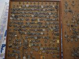 a picture of a collection of old keys on a table