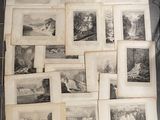 a lot of pictures that are laying on the floor