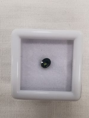 SAPHIR blue green VS Australie ovale 4,7 x 3,8 0,44ct