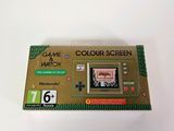 a close up of a nintendo game on a white surface