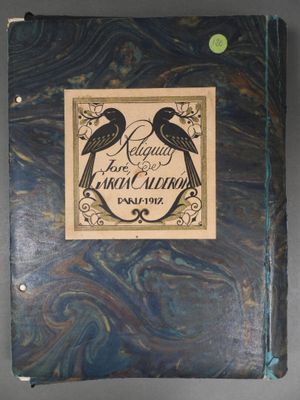 a book with a picture of two birds on it