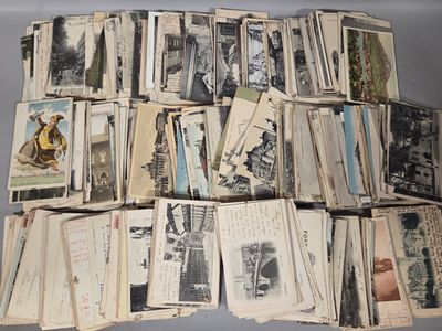 a lot of old photos on the table together