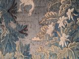a picture of a tapestry with birds and flowers on it