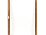 an old wooden picture frame on a white background with a white background
