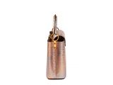 a small metal bell with a handle on a white background