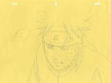 dessin représentant un homme à lunettes sur une feuille de papier jaune