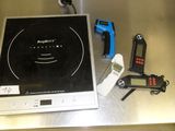 une photo d'une plaque de cuisson équipée d'un brûleur numérique