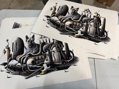 Nicolas BARROME & divers 1 Lot de (+/-) 71 tirages en couleu…