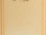an old picture of a pair of scissors on a piece of paper