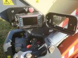 a close up of a motorcycle with a camera on it