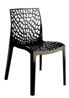 130 / Lot de 4 Chaises empilables Polypropylène Design…