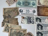 a lot of old money that are on the table