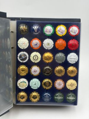 une photo d'une boîte contenant toutes sortes de capsules de bière
