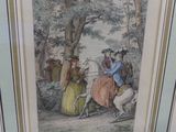 a picture of a picture of a woman riding a horse