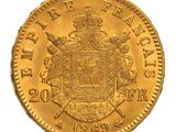 an image of a gold coin with a coat of arms on it