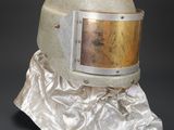 an image of a helmet with a helmet on top of a piece of paper