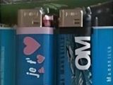 a couple of batteries that are sitting in a box