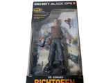 toy figure of a man with a gun in a plastic package