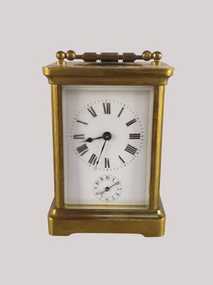 Pendulette officier à deux cadrans (sans la clé) à réviser