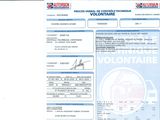 a picture of a picture of a certificate issued to a volunteer