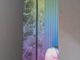 packaging for a lamp with a colorful design on it