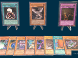 a lot of cards that are sitting on a table