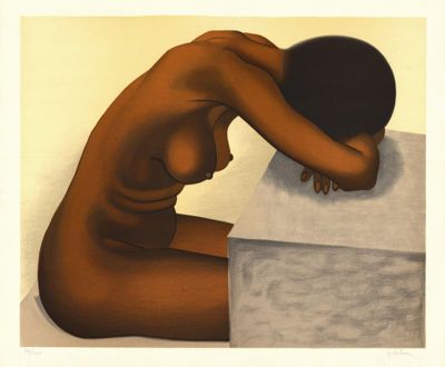 Georges Rohner (1913-2000) - Femme nue, Lithographie numérot…