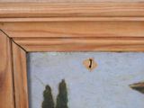 a picture of a painting on the wall of a house