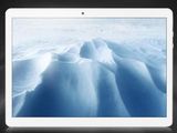 an image of a white tablet computer sitting on top of a table