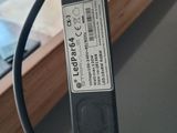 a close up of a power strip on a table